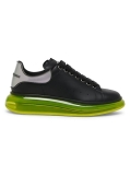 Alexander McQueen Oversized Low-Top Leather Sneakers