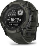 Garmin Instinct 2X Solar, Rugged GPS Smartwatch - Moss