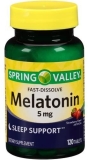 Spring Valley Melatonin Strawberry Fast-Dissolve 5mg - 120 Tablet