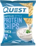 Quest Nutrition Tortilla Style Protein Chips - Ranch - 1.1 Oz - 12 Paket