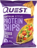 Quest Nutrition Tortilla Style Protein Chips - Loaded Taco - 1.1 Oz - 12 Paket