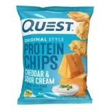 Quest Nutrition Protein Chips - Cheddar & Sour Cream - 1.1 Oz - 12 Paket
