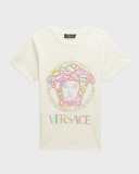 Versace Girl's Multicolor Medusa Graphic T-Shirt