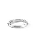 David Yurman DY Classic Band in 18k White Gold