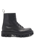 Versace Calf Leather Combat Boots