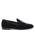 Versace Velvet Slip-On Loafers