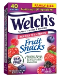 Welch's Fruit Snacks Berries 'n Cherries - 0.9 Oz - 40 Adet