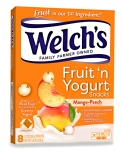 Welchs Fruit'n Yogurt Mango and Peach Snacks - 8 Adet