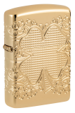 Zippo Lucky Clover Design
