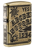Zippo Ouija Board Design