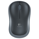 Black Logitech M185 Wireless Mouse for Seamless Connectivity