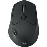 Logitech M720 Triathlon Multi-Device Wireless Mouse Bluetooth USB Unifying Receiver 1000 DPI 8 Buttons 2-Year Battery Compatible Laptop PC Mac iPadOS Black