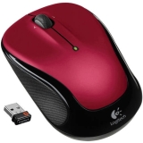Logitech M325 Red Wireless Ambidextrous USB Mouse