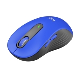 Logitech Signature M650 L Mouse Full Size Right Left-Handed Bluetooth 2.4 Ghz Logitech Logi Bolt USB Receiver Classic Blue
