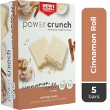 Power Crunch Original Protein Energy Bars Cinnamon Roll 5 Count 1.4 oz Bars