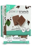 Power Crunch Protein Wafer Bars High Protein Snacks Chocolate Mint 1.4 Ounce 12 Count