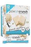 Power Crunch Whey Protein Bars High Protein Snacks French Vanilla Creme 12 Count 1.4 oz