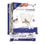 Power Crunch Protein Wafer Bars High Protein Snacks Chocolate Chip Cheesecake 1.4 Ounce 12 Count
