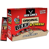 Jack Links Original Beef Cheese Combo Pack 1.2 Oz - Pack Of 48 - 100% Beef Stick Cheese Stick