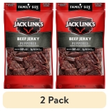 Jack Links Peppered Beef Jerky 10oz Value Size 2 Pack