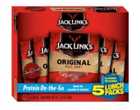 Jack Links 100% Beef Original Beef Jerky .625oz 5 Count Box