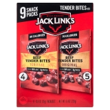 Jack Links Original and Teriyaki Beef Tender Bites 9 Pack
