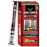 Jack Links Original Beef Sticks 0.92 oz 20 Count Protein Rich Snack