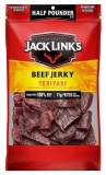 Jack Links Beef Jerky Teriyaki ½ Pounder Bag Flavorful Meat Snack 11g