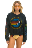 Avaitor Nation RELAXED CREW SWEATSHIRT - CHARCOAL