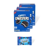 OREO  Cakesters Soft Snack Cakes 3-5 Count Packs 15 Total Snack Packs Bonus Oreo Mini Cookie Snack Pack