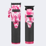 BabylissPRO LimitedFX Pink Camo Metal Lithium Clipper Trimmer