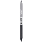 Hard Candy Party Lines 2-In-1 Eyeliner Duo Pencil Opposites Attract Matte Black and Metallic Silver