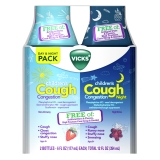 Vicks Childrens Cough and Congestion Liquid Medicine Day and Night Twin Pack 2x6 oz