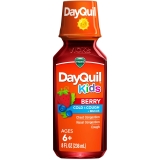 Vicks DayQuil Kids Cold Cough Liquid Cold Medicine for Children Berry 8 Fl oz