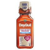 Vicks DayQuil Liquid for Cold & Flu Relief, High Blood Pressure Safe, Decongestant Free - 8 fl oz