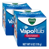 Vicks Vaporub Cough Suppressant Chest Rub Ointment Original 6 oz