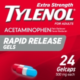Tylenol Extra Strength Acetaminophen Rapid Release Gels 24 Count for Fast Relief