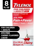 Tylenol Pain Fever Cherry Oral Suspension 8 fl oz for Child & Adult