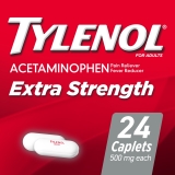 Tylenol Extra Strength Caplets 500mg Acetaminophen 24 Count