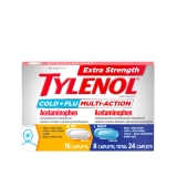 Tylenol Cold Flu Multi-Action Daytime Nighttime Caplets 24ct