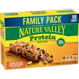 Nature Valley Protein Bar Gluten Free Granola Bar Peanut Butter Dark Chocolate 15 Count