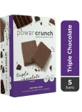 Power Crunch Original Protein Energy Bars Triple Chocolate 5 Ct Box 1.4 oz Pack x2