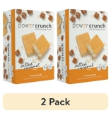 Power Crunch Original Protein Energy Bars Salted Caramel 5 Ct Per Box 1.4 oz (2 Pack)