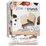 Power Crunch Protein Energy Wafer Bar Chocolate Coconut 12 Pack