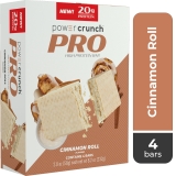 Power Crunch PRO Cinnamon Roll Protein Bar 20g 2 oz 4 Ct