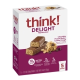 Think Delight Protein Chocolate Peanut Butter Cookie Dough 5-Pack