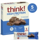 Think High Protein Brownie Crunch Bars 5 Count