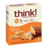 Think Thin Creamy Peanut Butter High Protein Bars Gluten Free 5 count 10.5 oz