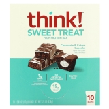 Think Sweet Treat High Protein Bar Chocolate Creme Cupcake 10 Bars 2.01 oz 57 g Each
