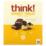 Think High Protein Think Sweet Treat Bar Boston Creme Pie 10 Bars 2.1 oz 57 g